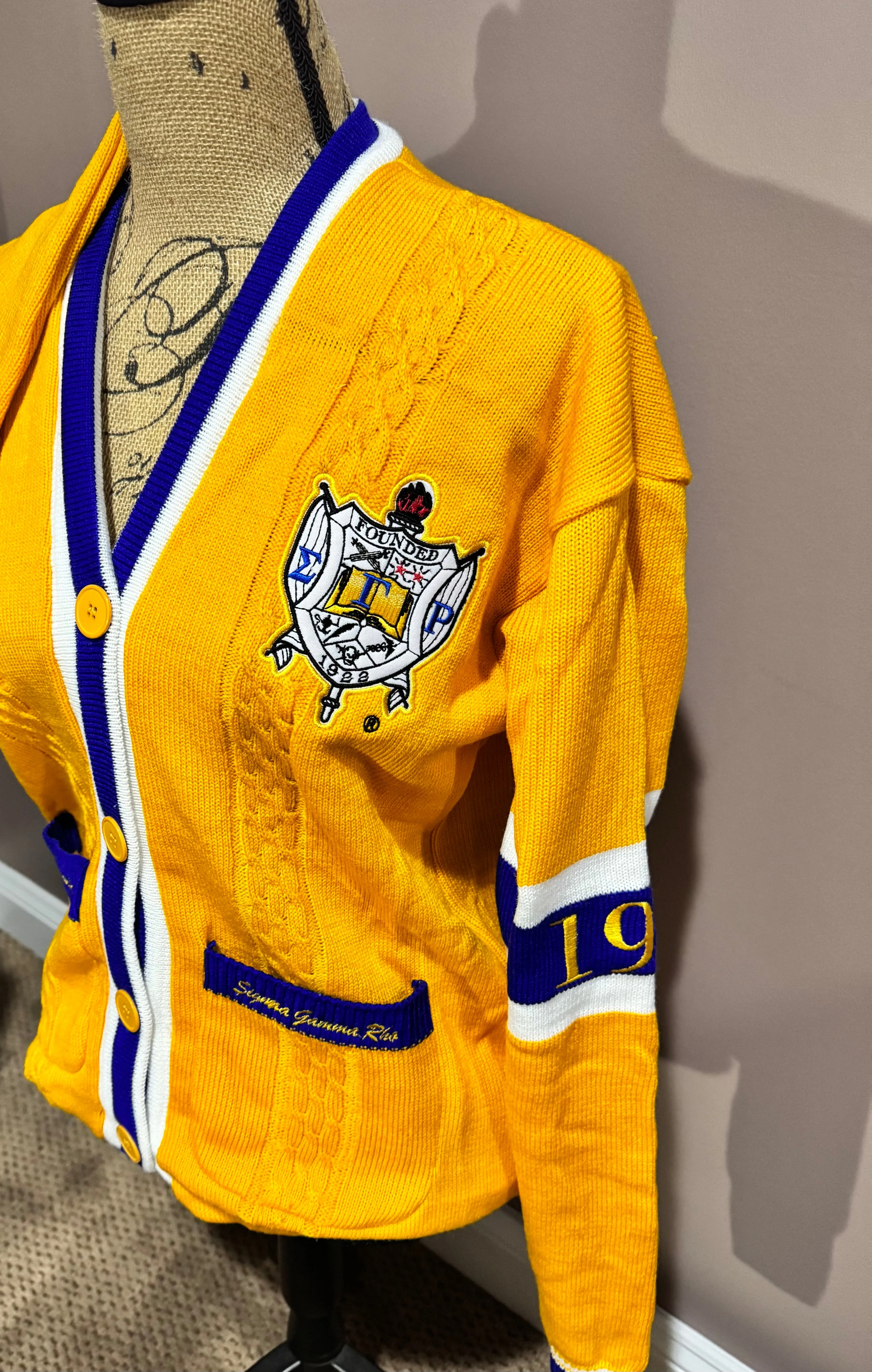 3XL Sigma Gamma Rho Cardigan