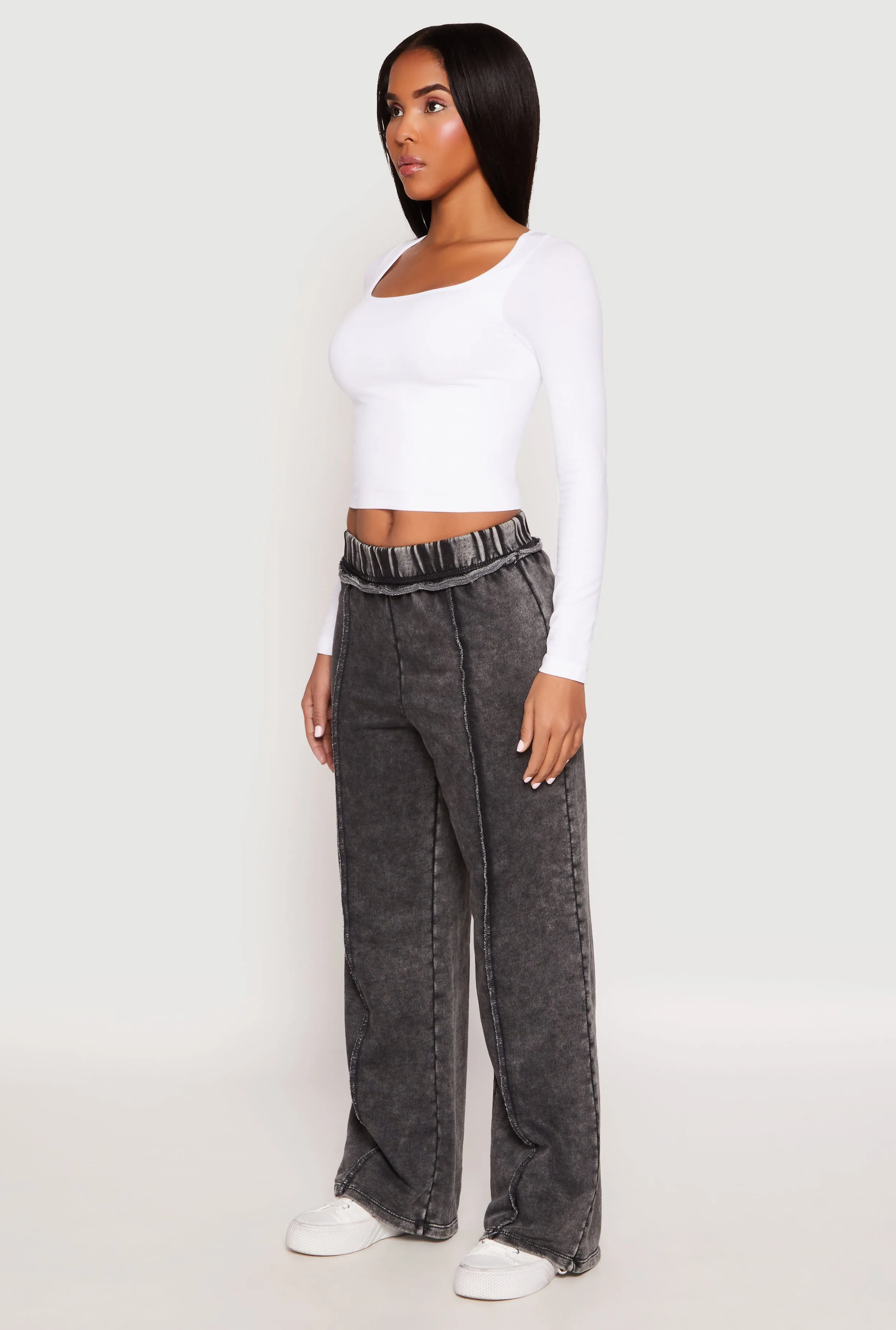 Acid Wash French Terry Sweatpants