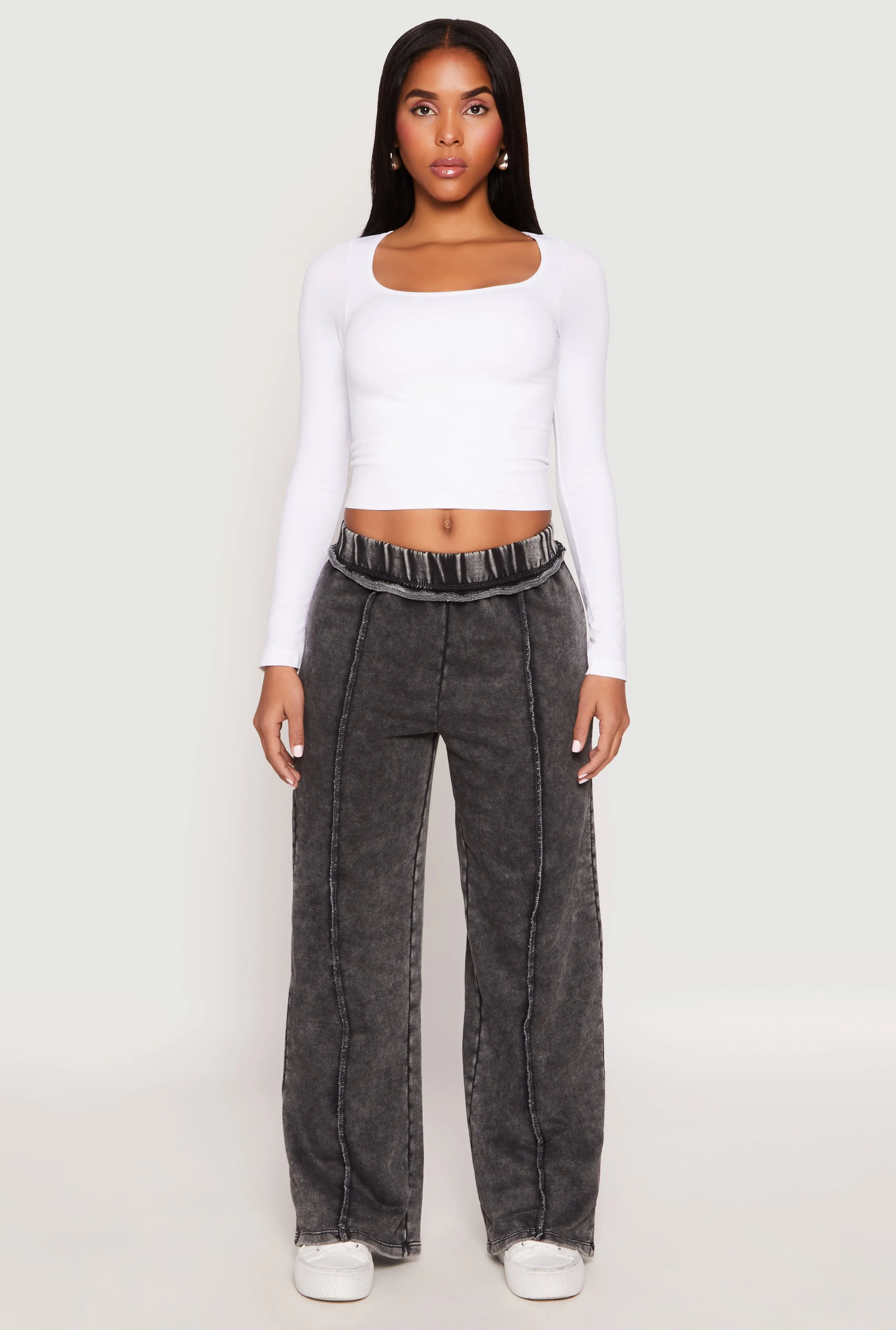 Acid Wash French Terry Sweatpants