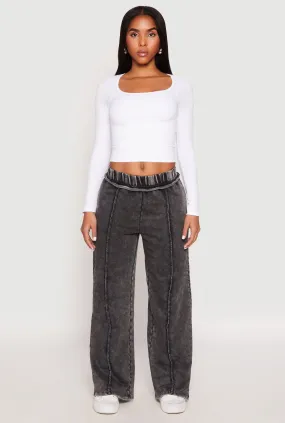 Acid Wash French Terry Sweatpants