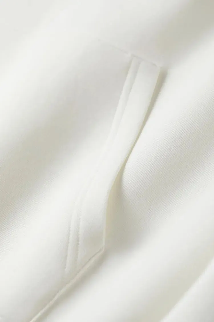 Air Layer Oversized Half Zip Hoodie