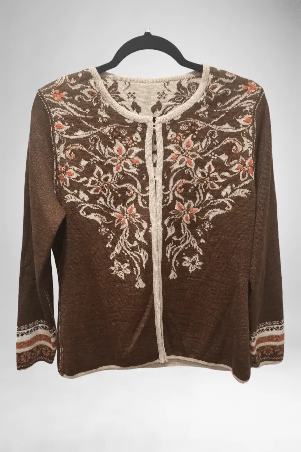 Alpaca Blend Cardigan Buttoned - reversible cg03