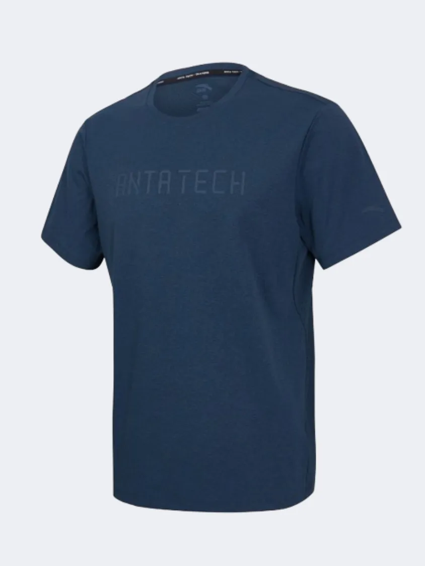 Anta  Men Training T-Shirt Blue