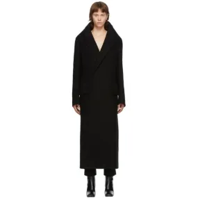 Balenciaga Black Pyramid Shoulder Coat
