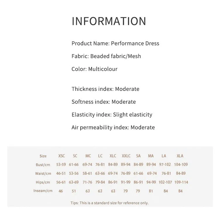 Ballet Dance Dress Colorful Sequin Gauze Dress Sling Stage Performance Costume