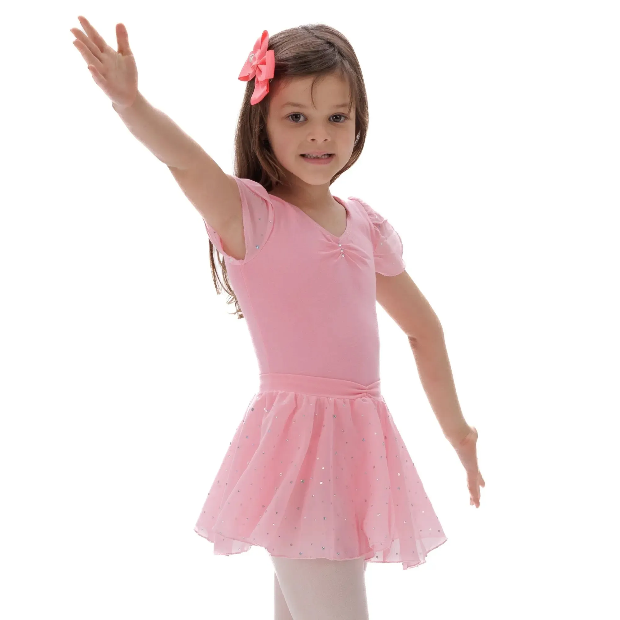 Ballet Leotard with Cap Sleeves & Separate Skirt