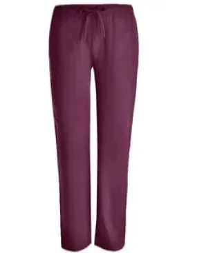Beverly Hills Unisex Wine Stretch Scrub Pants