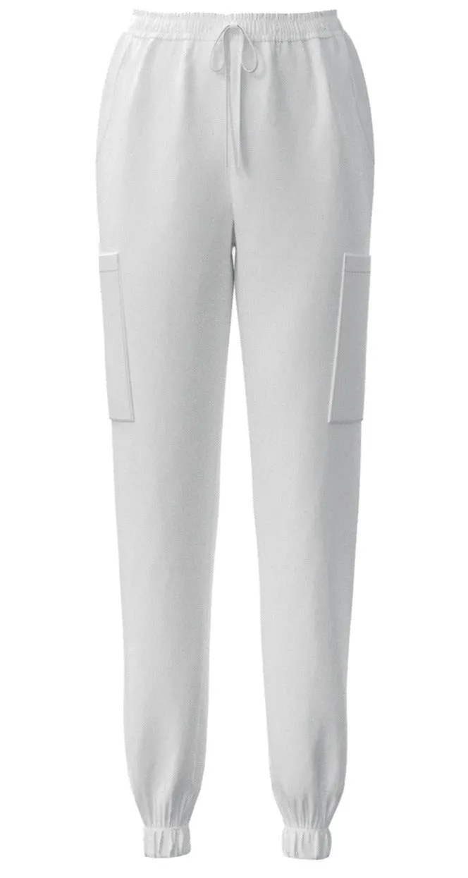 Beverly Hills  White Unisex Joggers Pants