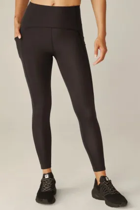 Beyond Yoga Powerbeyond Pocket Midi Legging- Black