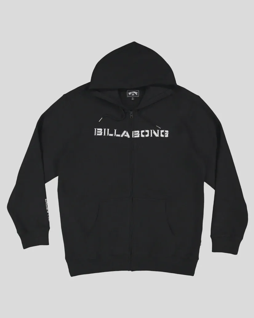 Billabong Chrome Zip-Thru Hoodie - Black