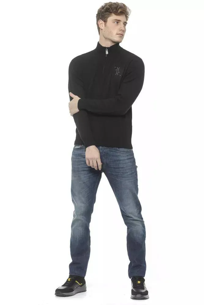 Billionaire Italian Couture Black Cashmere Sweater