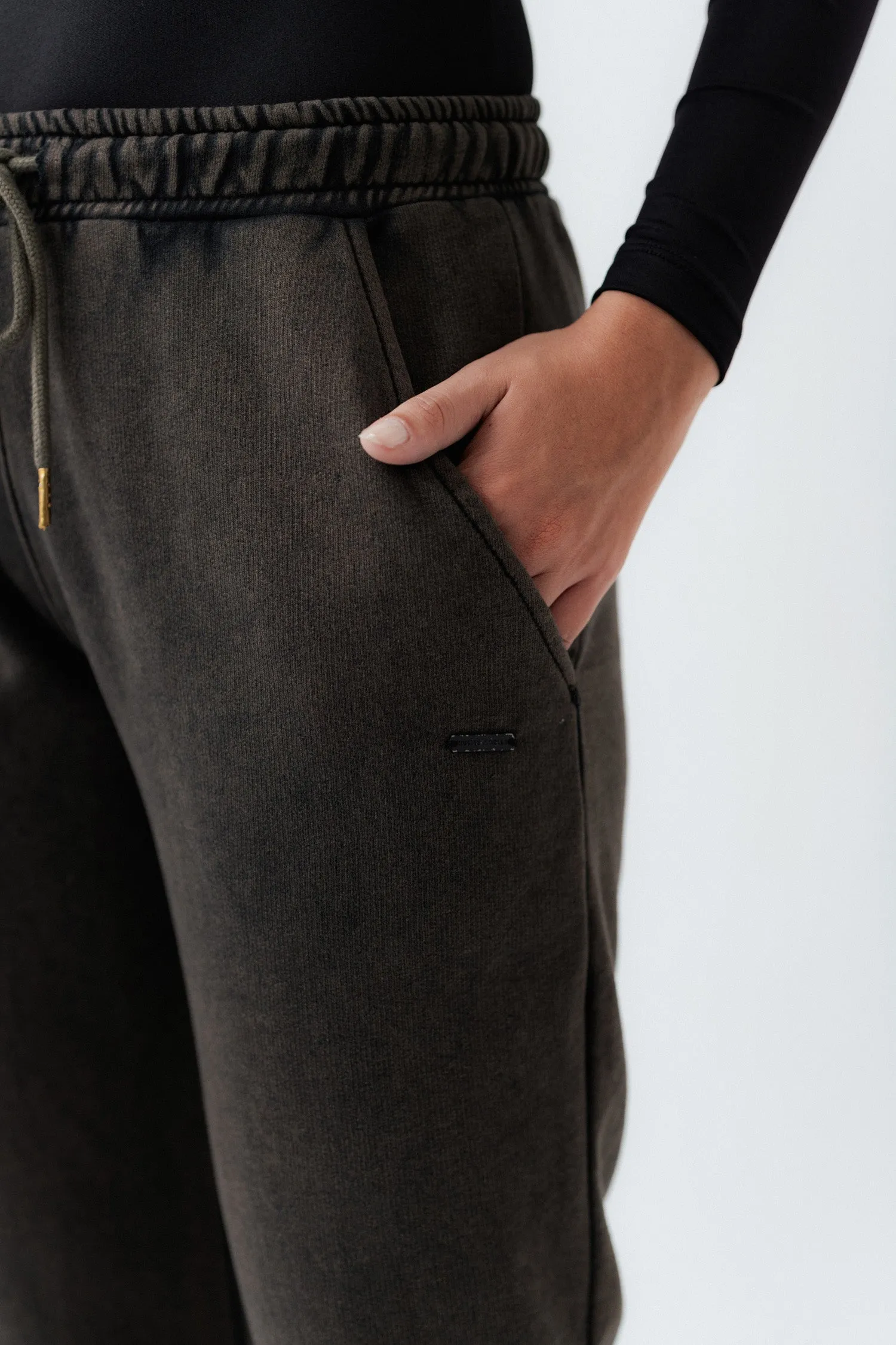 Black Flared Fit Sweatpants