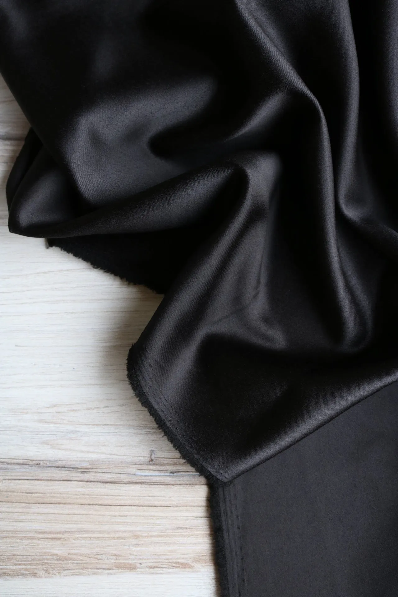 Black Milan Satin