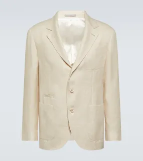Brunello Cucinelli Linen, wool, and silk jacket