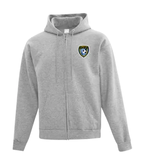 Caboto SC Youth Cotton Full Zip Hooded Sweatshirt with Embroidered Logo