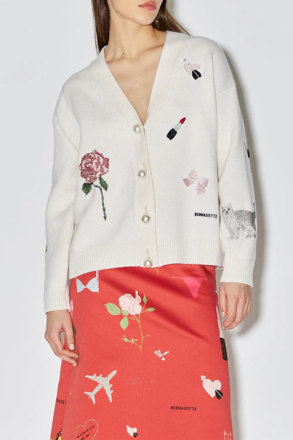 Celeste Embroidered Cardigan