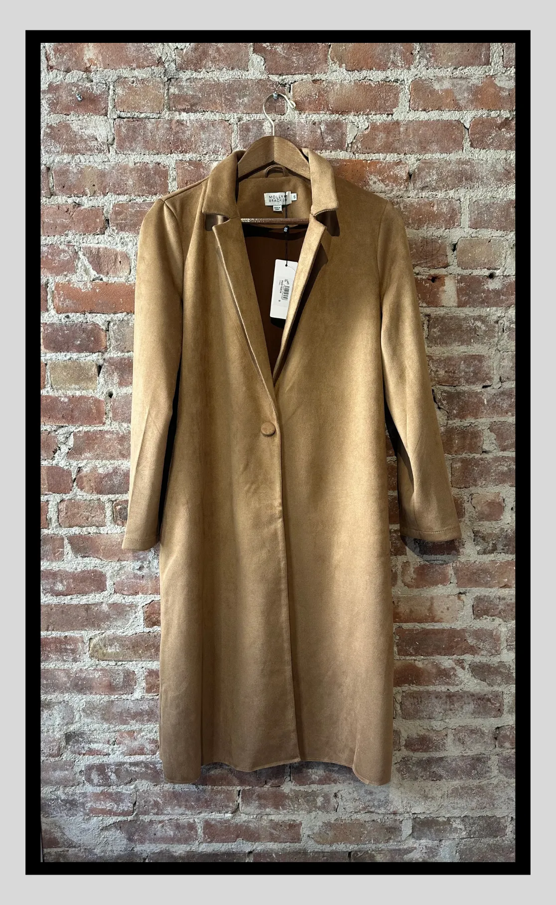 Classic Camel Woven Coat