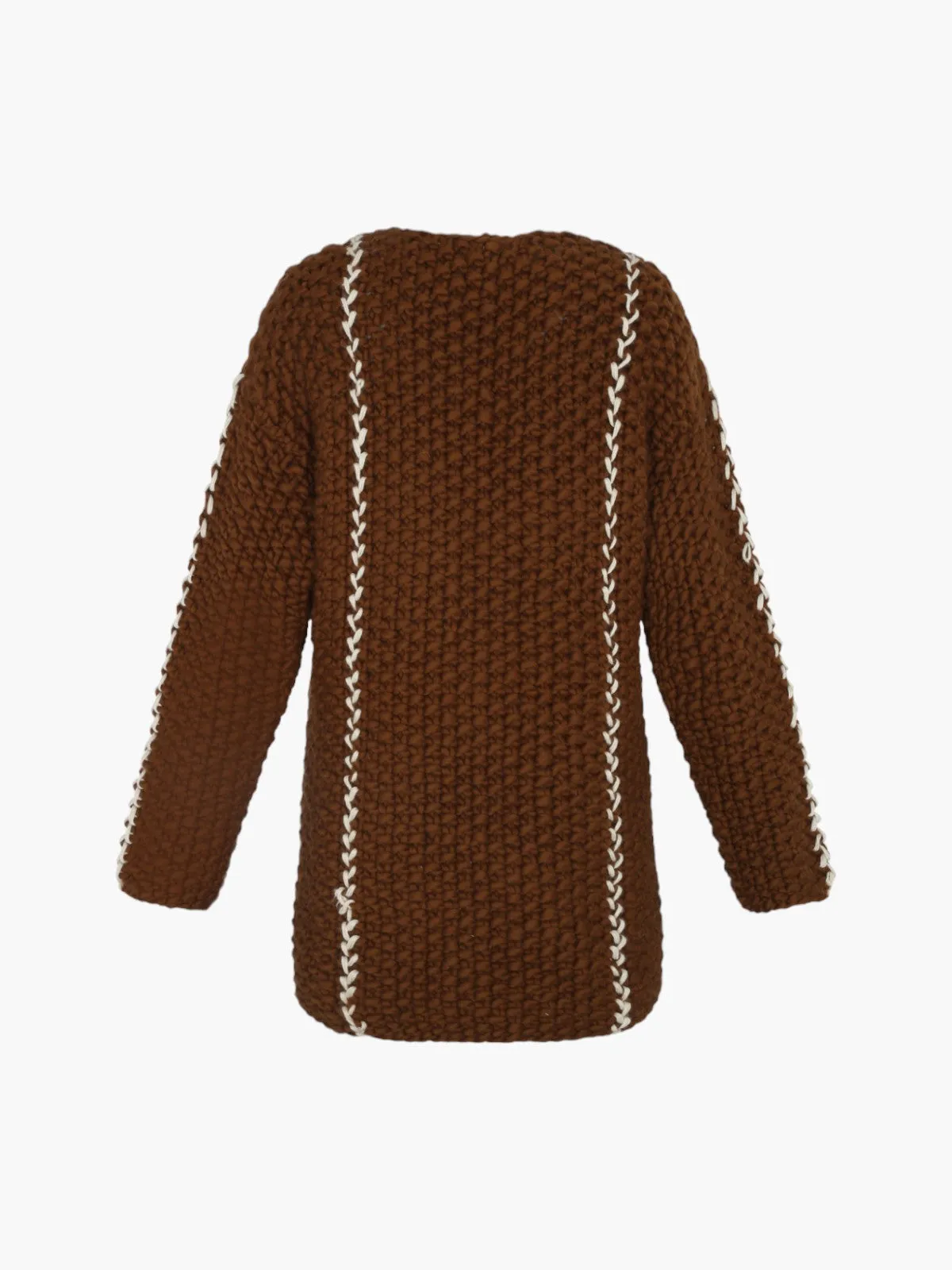 Cocoon Maxi Cardigan | Brown
