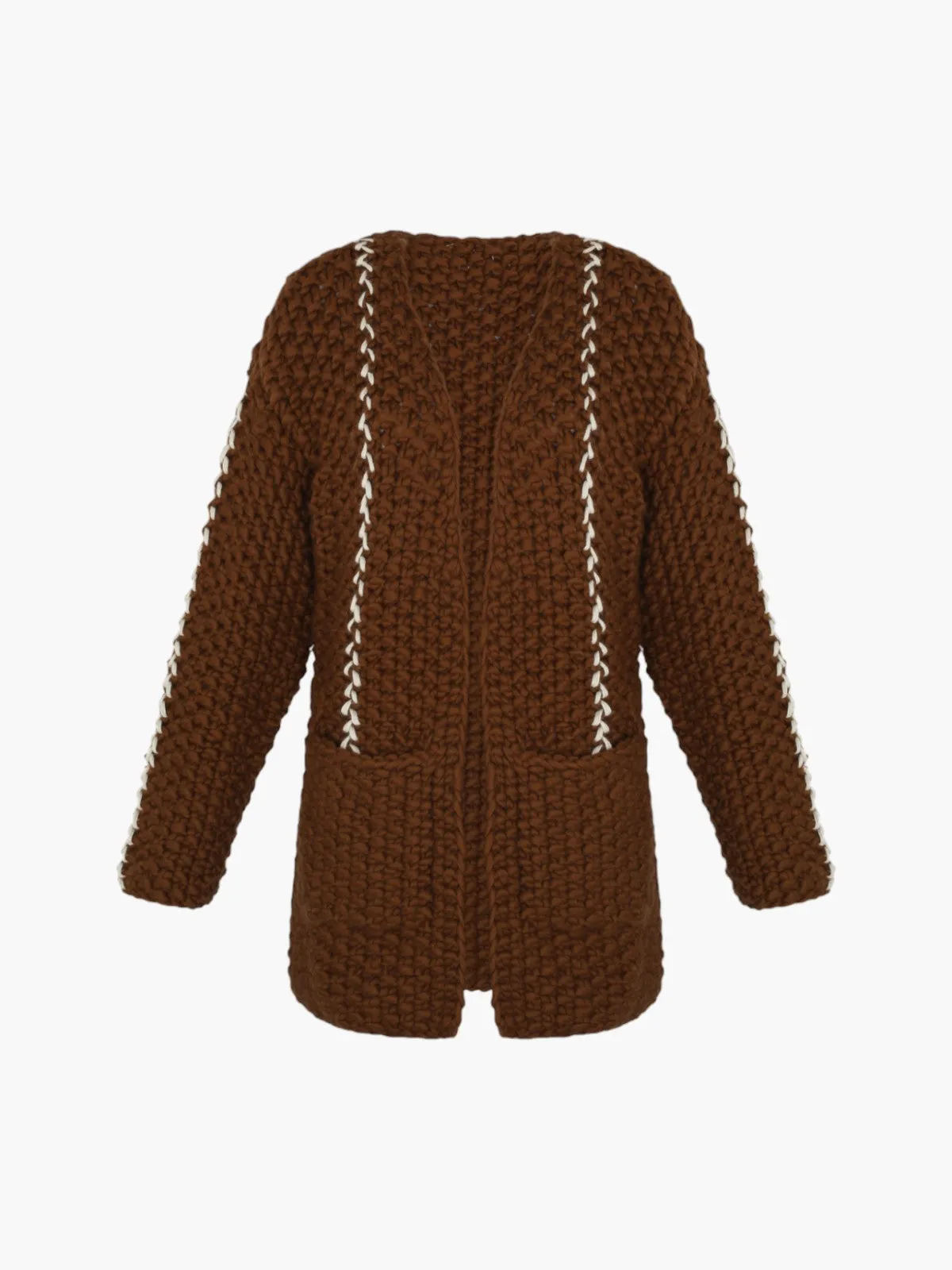 Cocoon Maxi Cardigan | Brown