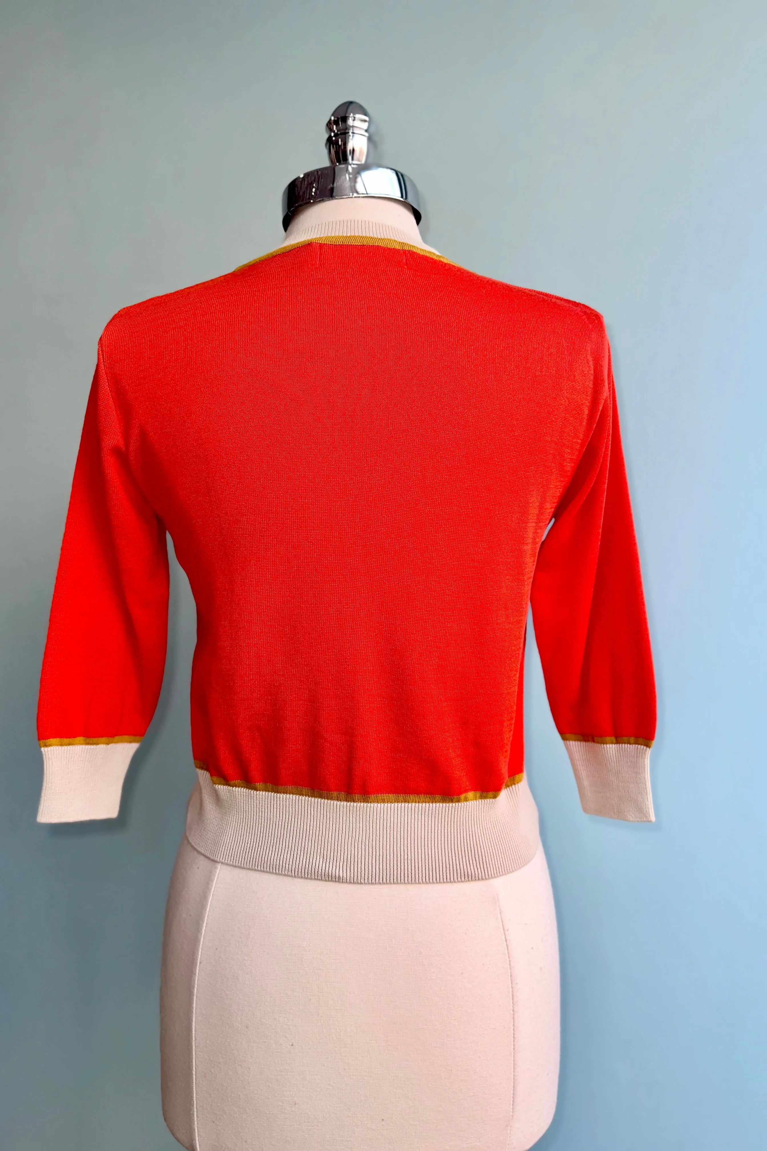 Coral Leaping Tiger Vera Cardigan by Palava