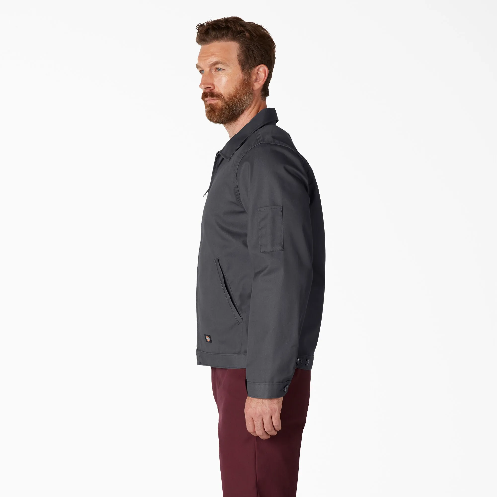 Dickies Men's Unlined Eisenhower Jacket Charcoal Gray JT75CH