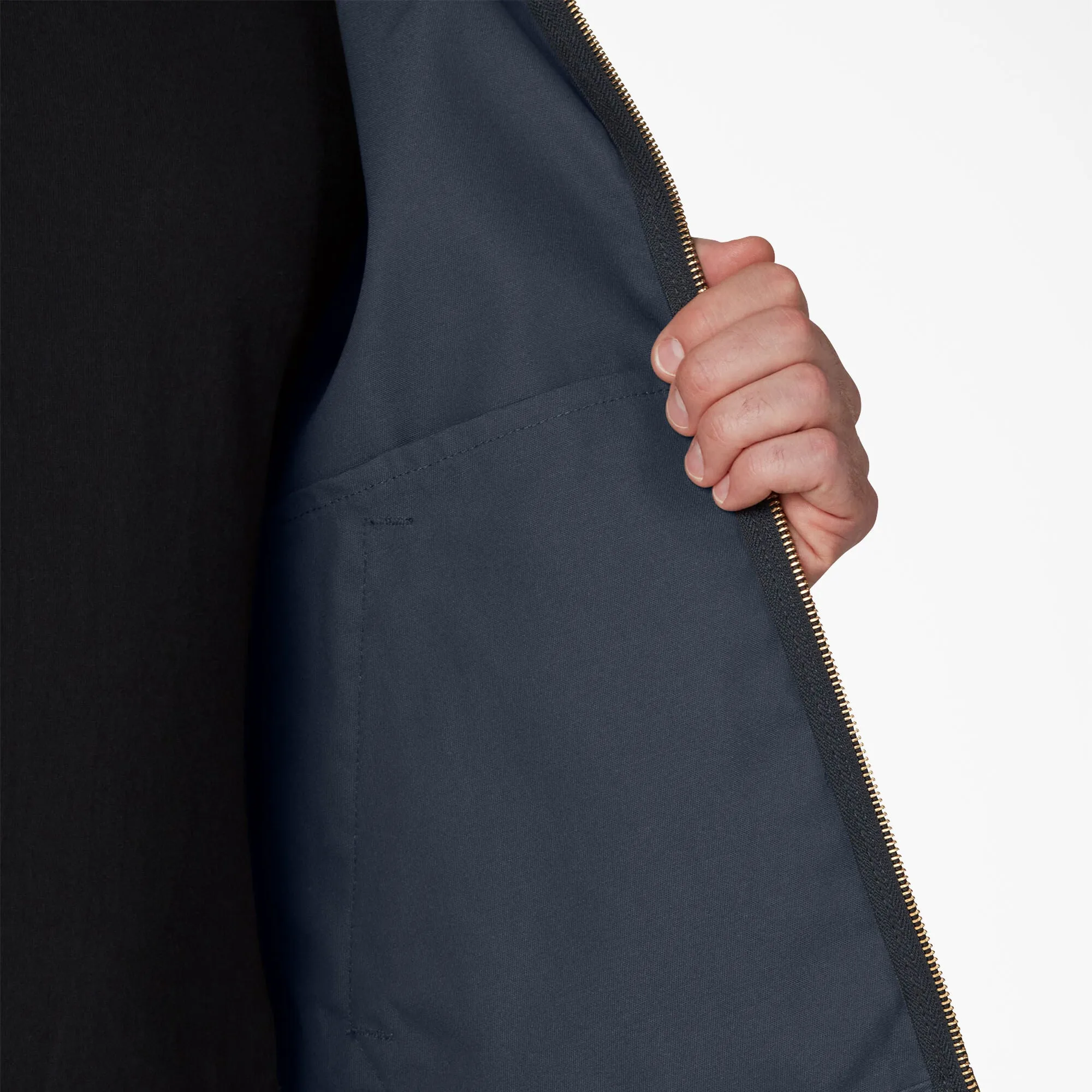 Dickies Men's Unlined Eisenhower Jacket Dark Navy JT75DN