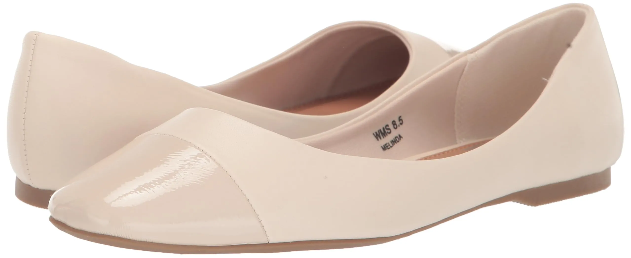 Dolce Vita Melinda Ivory Leather Fashion Slip On Rounded Toe  Ballet Flats Shoes