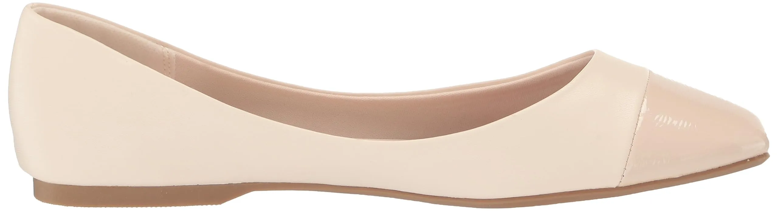Dolce Vita Melinda Ivory Leather Fashion Slip On Rounded Toe  Ballet Flats Shoes
