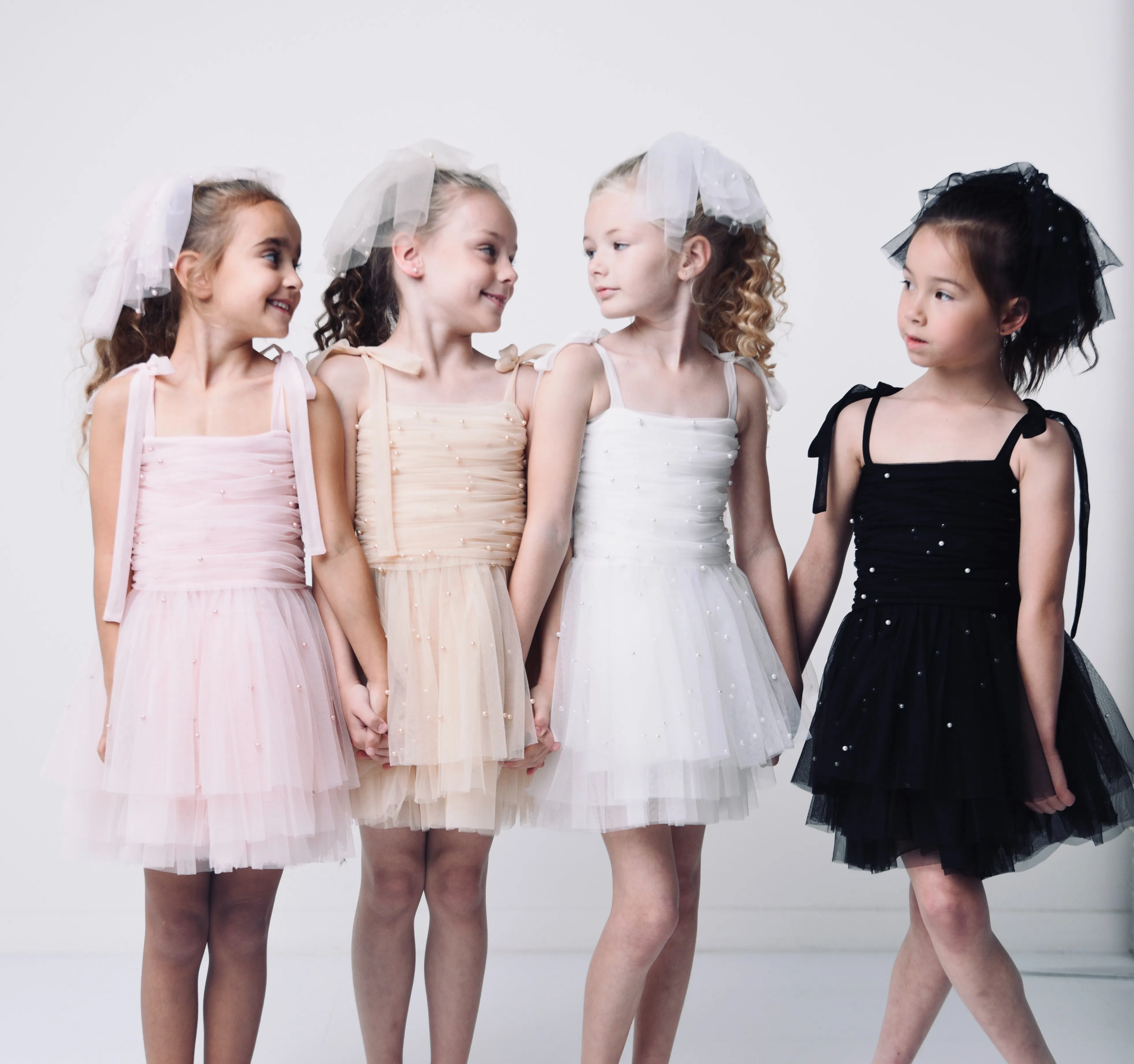 DOLLY® PEARL TULLE BALLERINA DRESS white  ⚪