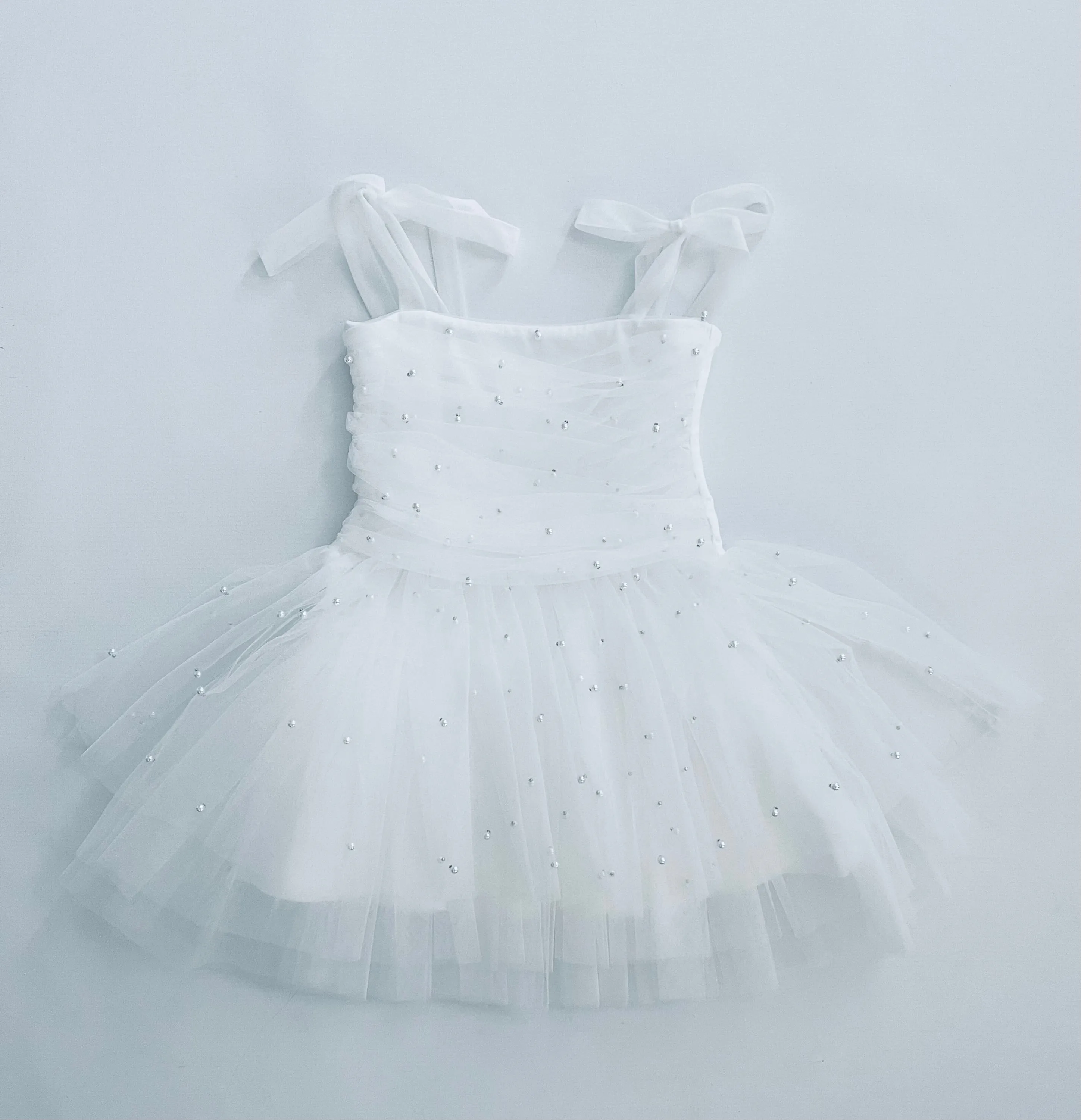 DOLLY® PEARL TULLE BALLERINA DRESS white  ⚪