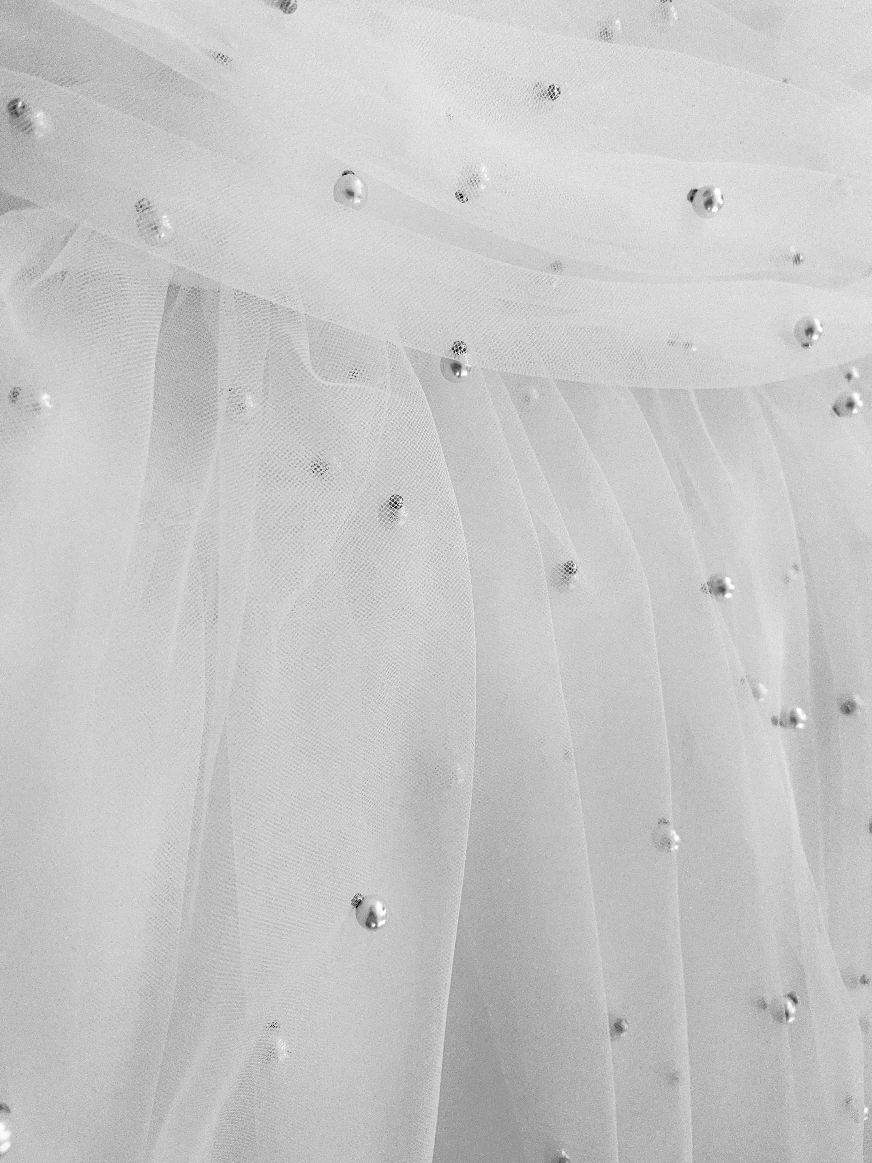 DOLLY® PEARL TULLE BALLERINA DRESS white  ⚪