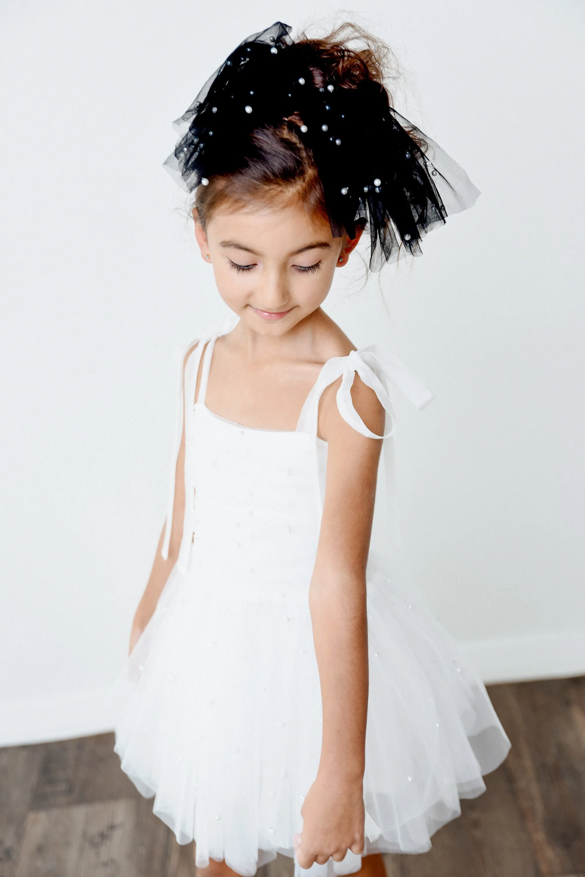 DOLLY® PEARL TULLE BALLERINA DRESS white  ⚪