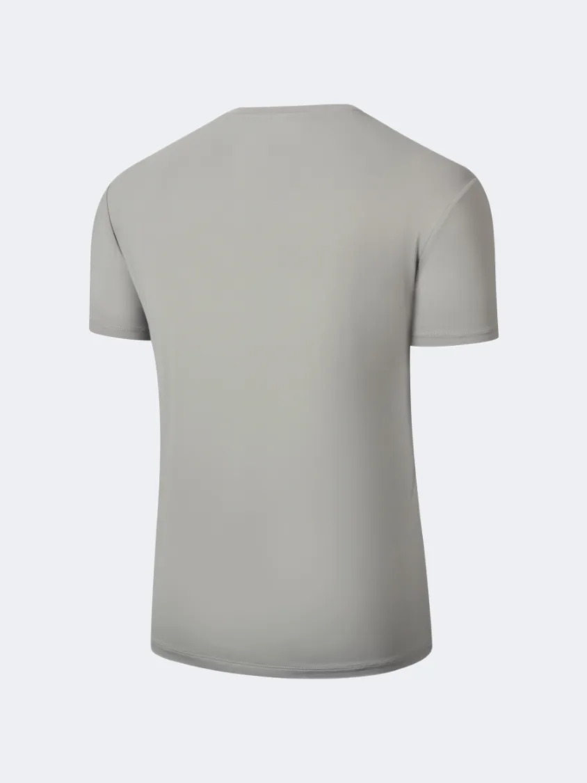 Erke Crew Men Training T-Shirt Glacier Grey