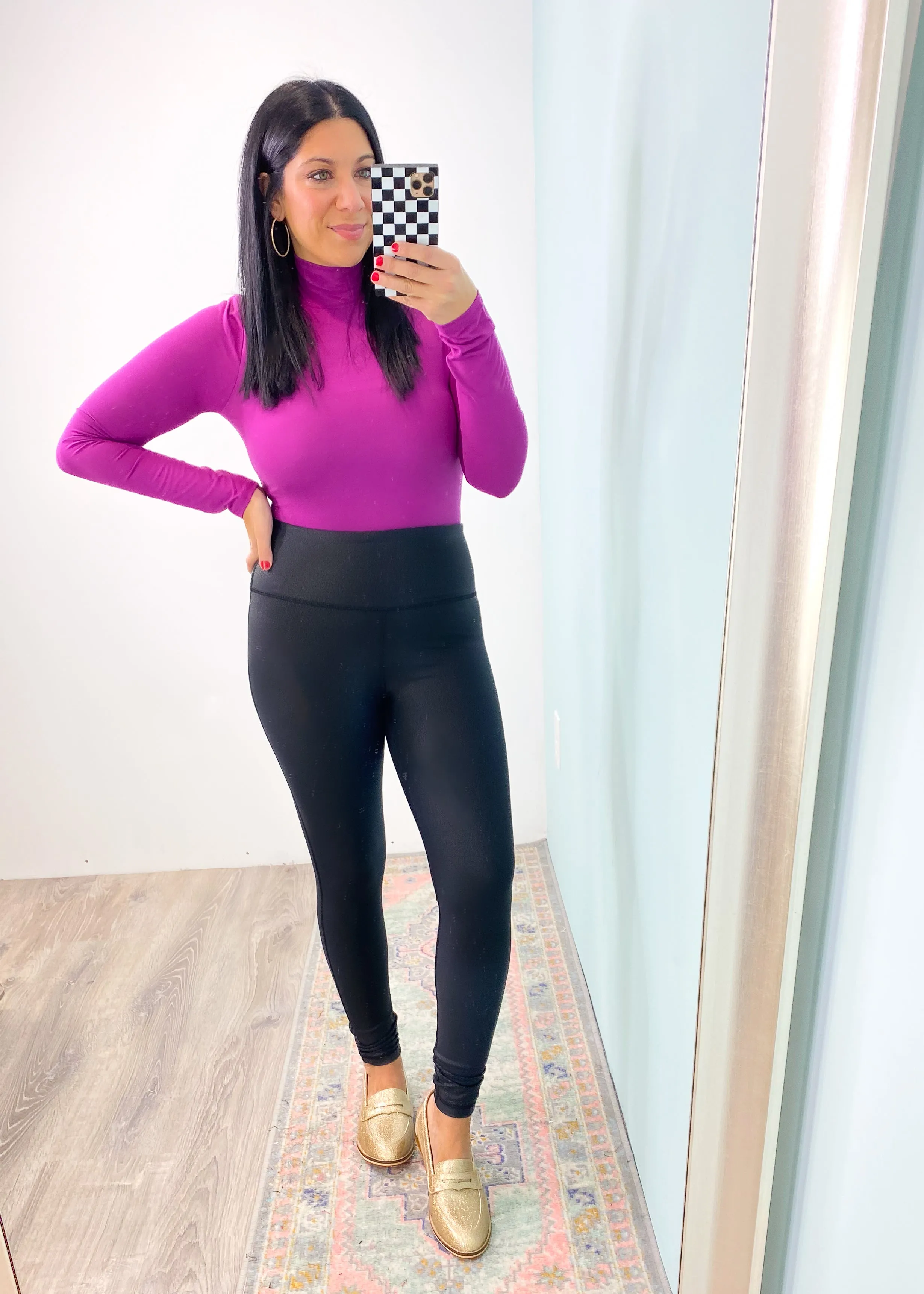 'Fairy Dust' Light Plum Ultra Soft Mock Neck Bodysuit