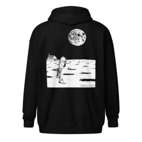 FIELD OF HOLES (backprint zip hoodie)