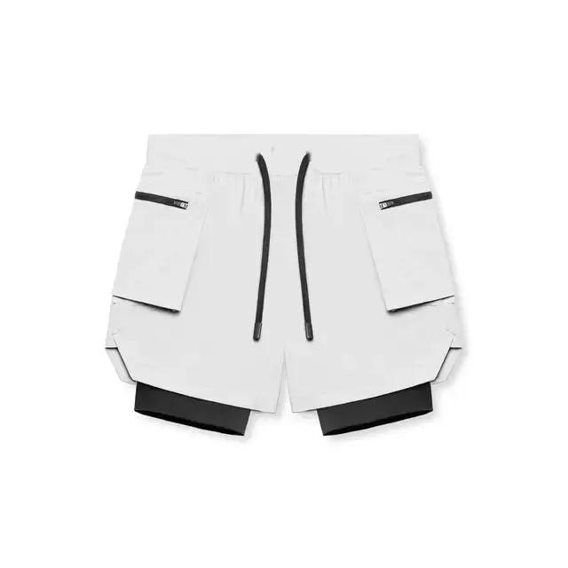 Fitness Cargo Shorts Set