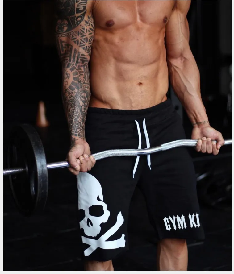 Fitness Skull Shorts