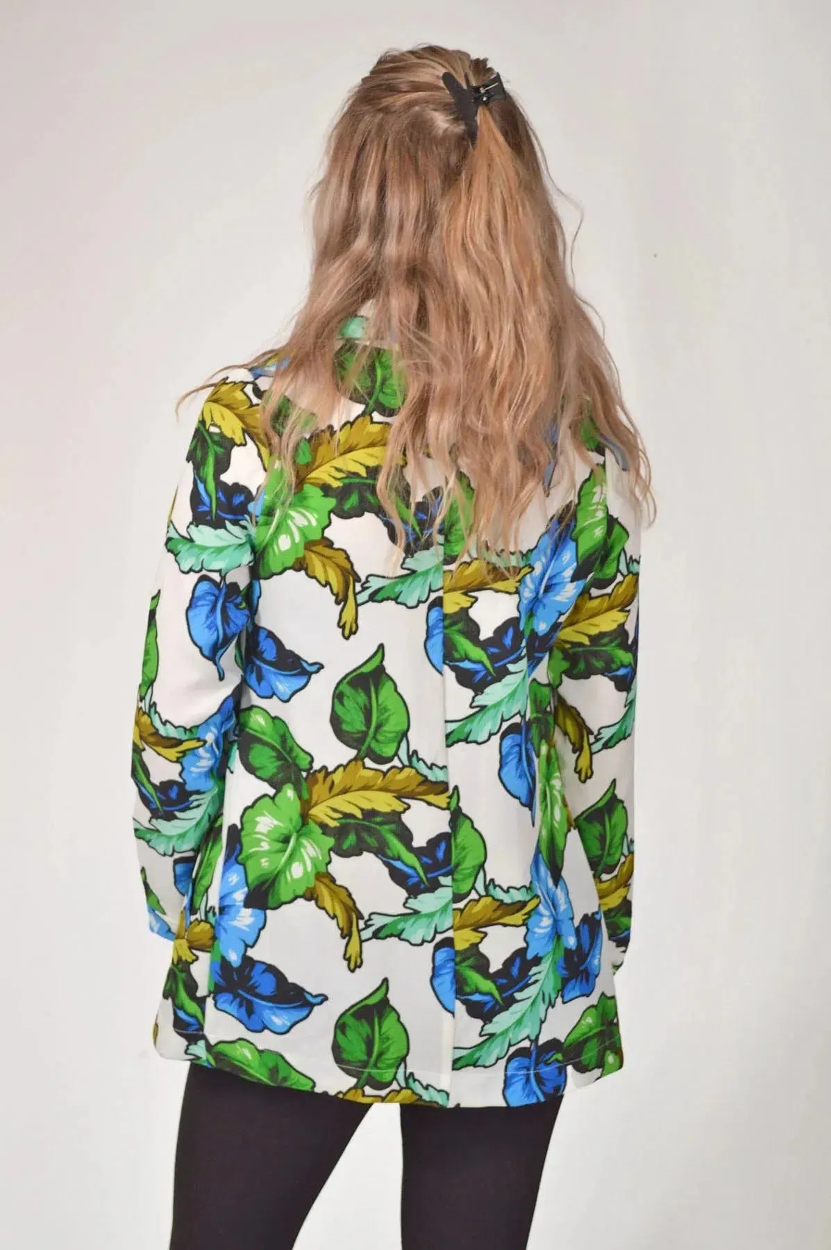 Floral Long Unlined Jacket