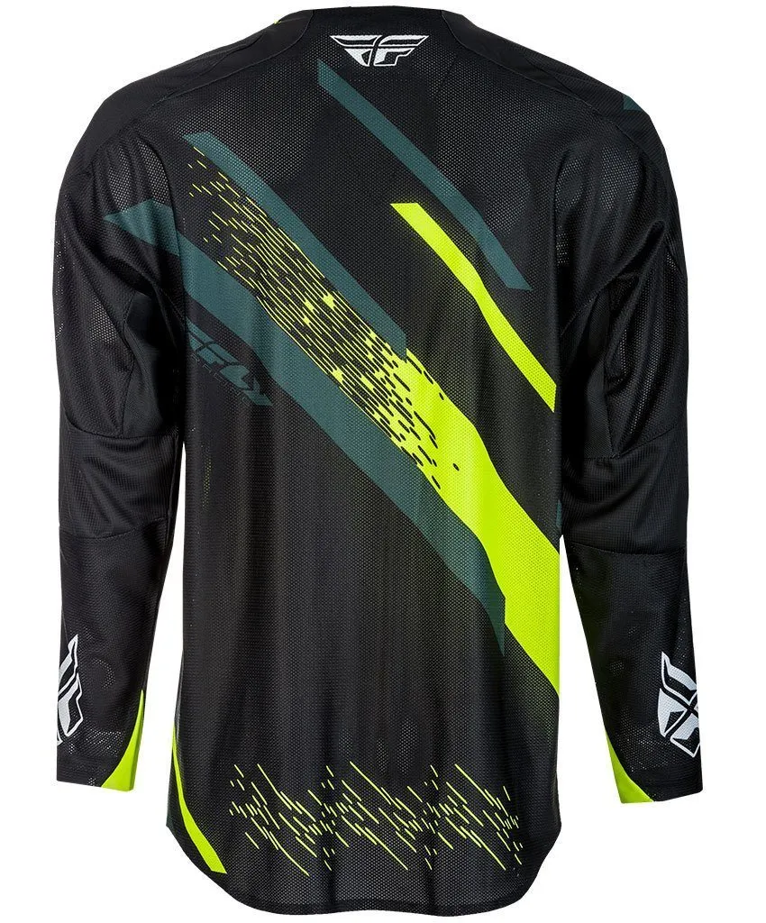 Fly Racing Evolution 2.0 Youth Black/Hi-Viz/White Motocross Jersey