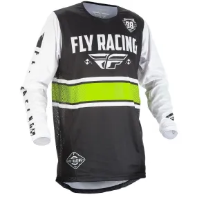 Fly Racing Kinetic Era Men's Black/White Motocross Jersey
