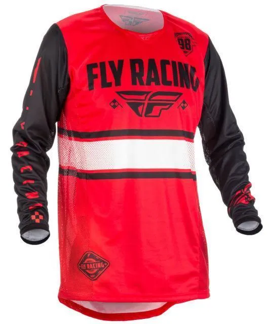 Fly Racing Kinetic Era Men's Red/Black Motocross Jersey