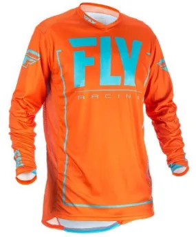 Fly Racing Lite Hydrogen Men's Orange/Blue Motocross Jersey