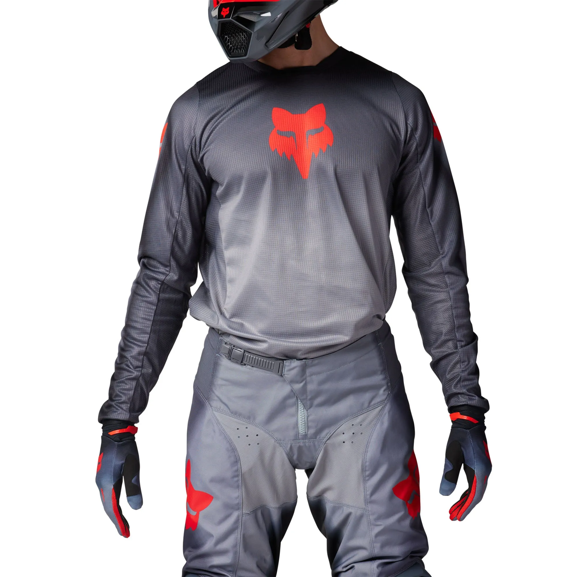 Fox Racing 180 Interfere Offroad Jersey Grey/Red