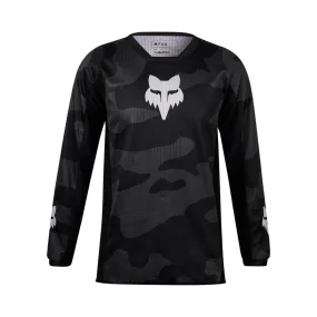 FOX YOUTH 180 BNKR JERSEY [BLACK CAMO]