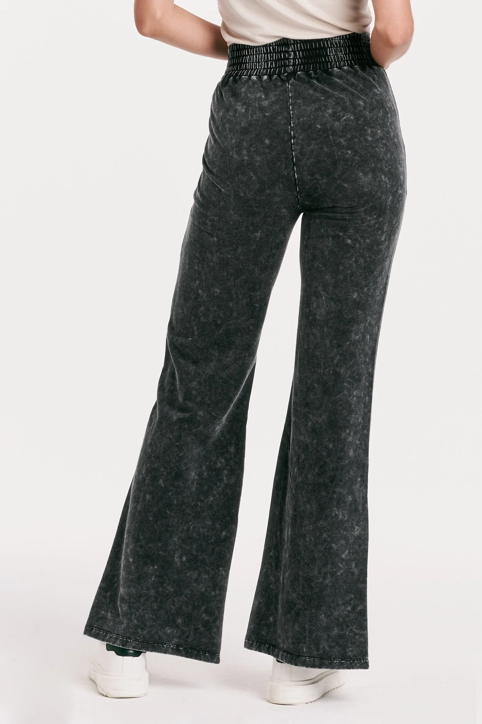 FRANCINE SWEATPANT BLACK VINTAGE WASHED