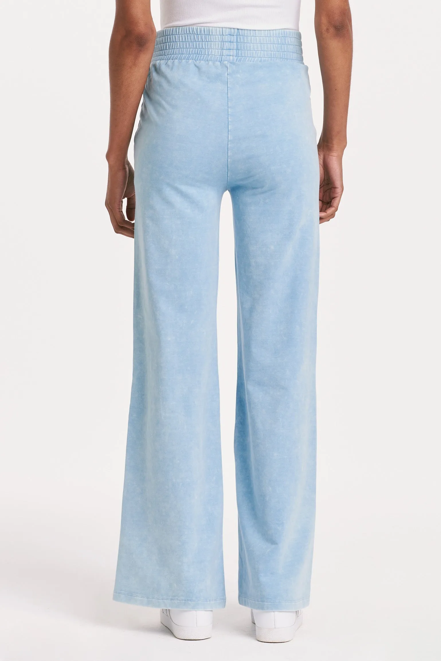 FRANCINE SWEATPANT DUSTY BLUE VINTAGE WASHED