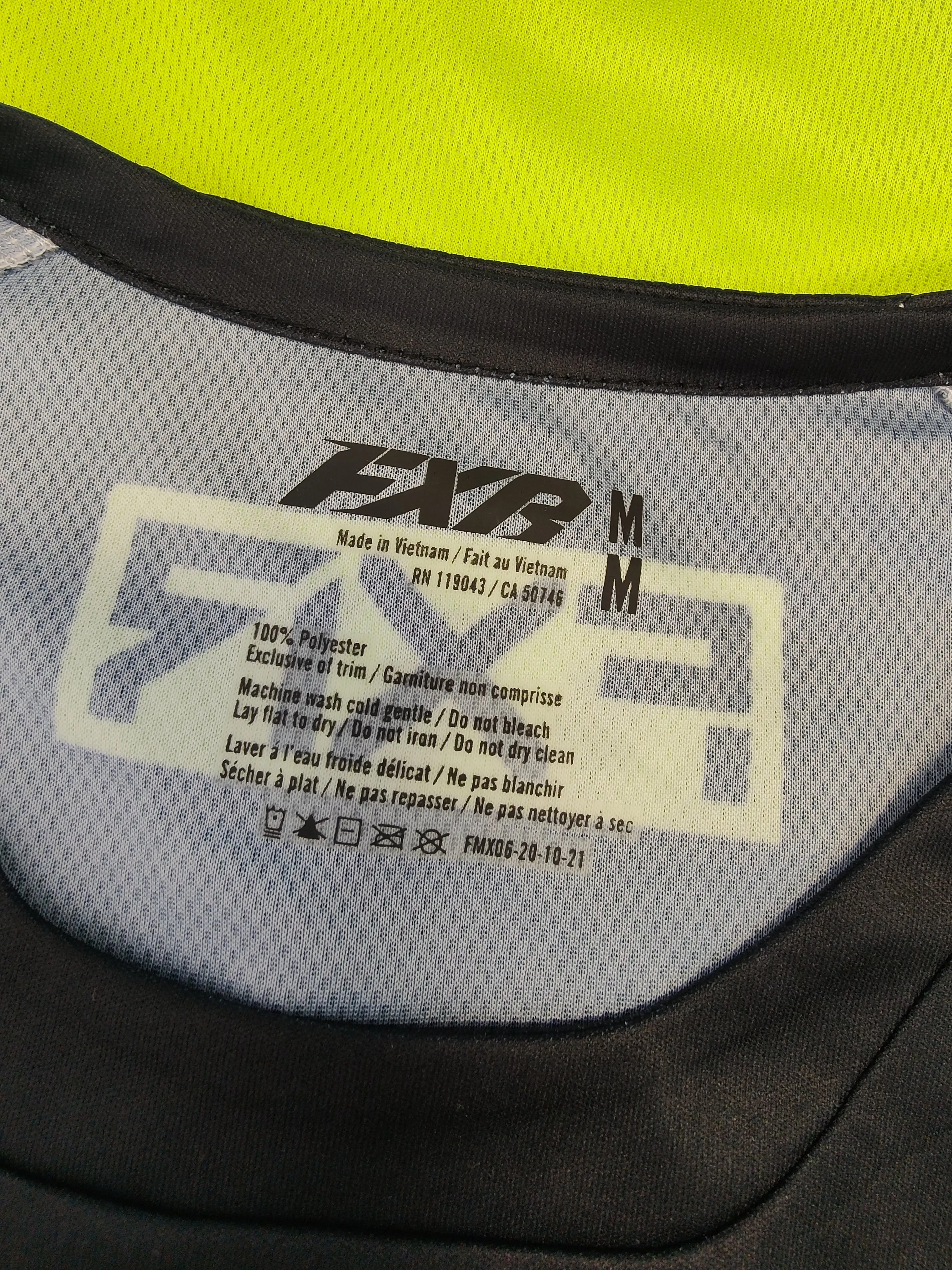 FXR Clutch Pro MX Jersey Midnight/HiVis/White M