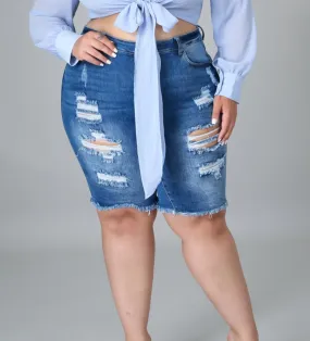 Get A Grip Plus Size Shorts