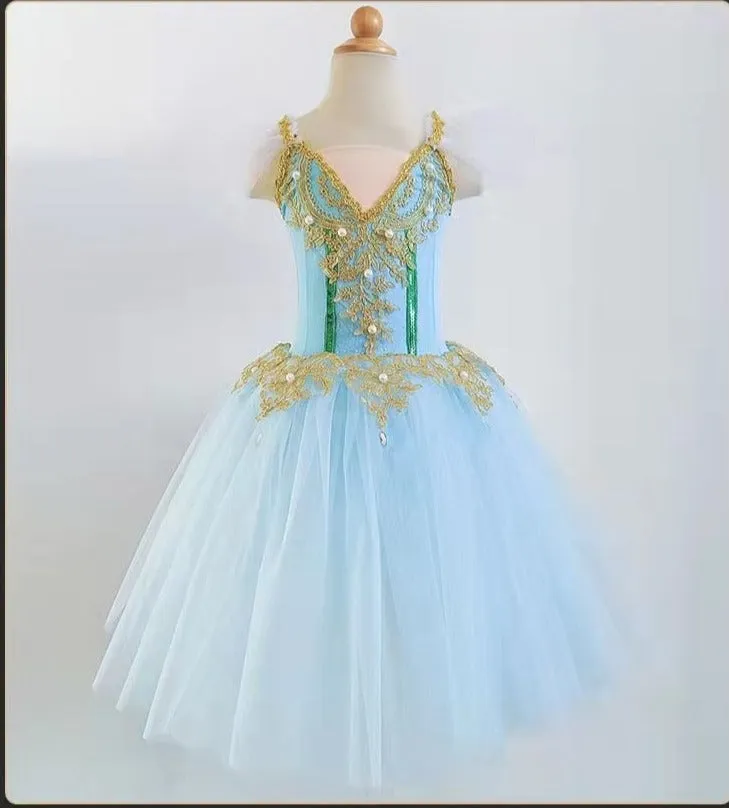 Girls Ballet Tutu Dress Leotard Dresses Princess Ballerina Dance Costume