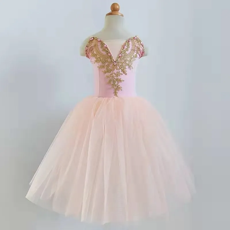 Girls Ballet Tutu Dress Leotard Dresses Princess Ballerina Dance Costume